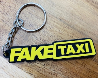 FAKETAXI Keyring 3D Keychain Rubber Porn Fun Fun Gift Car Band PVC Men's Gift Funny Idea Funny Porn Car Motorcycle JDM