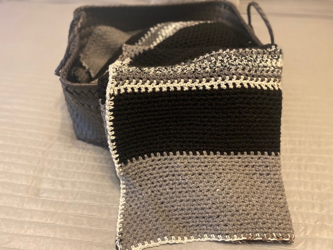 Handmade Timber Wolf Crochet Blanket Handmade Blanket Etsy