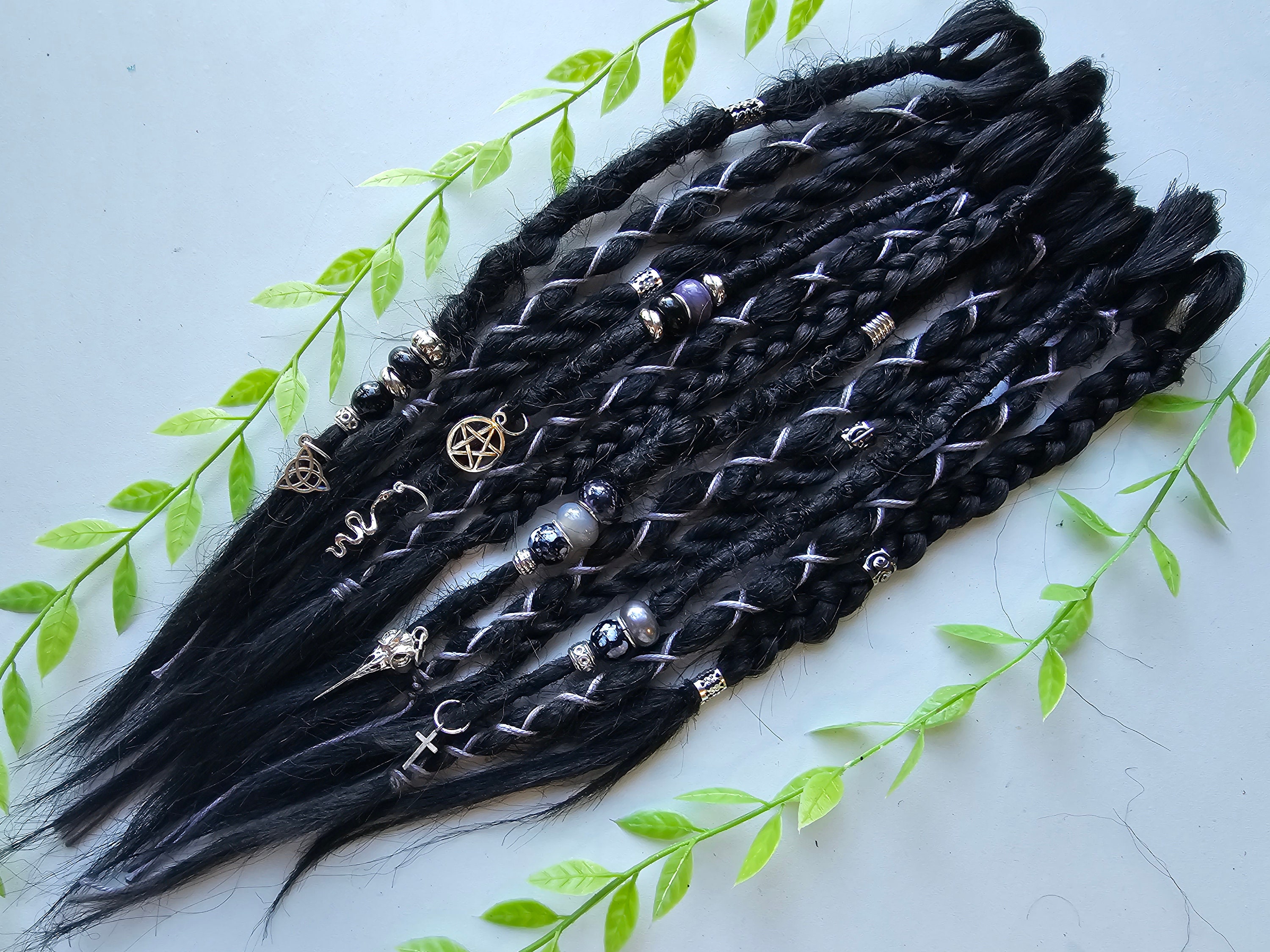 12 Perles D'entretoise Pour Dreadlocks En Bois Rouge Foncé - Idéales Pour Macramé Et Coiffures