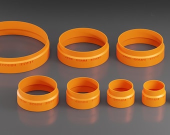 Miniature Base Cutters Square, Oval, Round, Hex, Rectangular