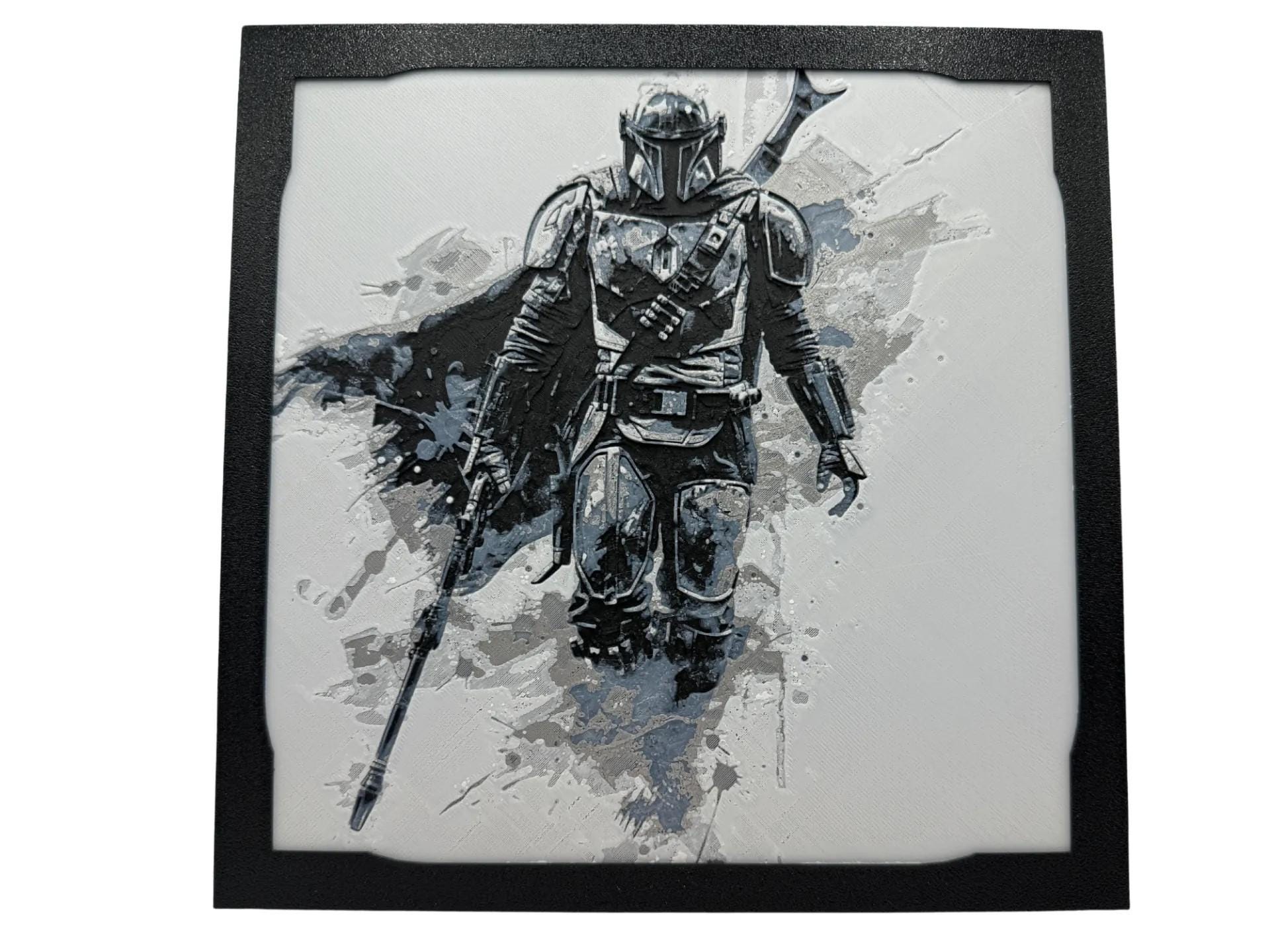 The Mandalorian 3D Printed Fan Art