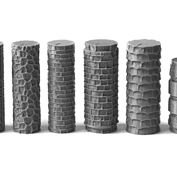 Colección 20 rodillos de textura en miniatura para arcilla y espuma