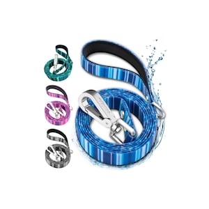 Washable Dog Leash | 100% Waterproof, Stink Proof, Odor Proof, Fade Proof, Dirt Proof | Easy to Clean, Soft & Flexible yet Durable