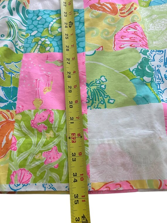 Lilly Pulitzer Colorful Patchwork Shift Dress Pre… - image 9