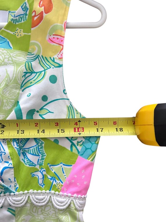 Lilly Pulitzer Colorful Patchwork Shift Dress Pre… - image 8