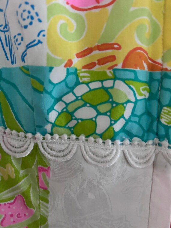Lilly Pulitzer Colorful Patchwork Shift Dress Pre… - image 7