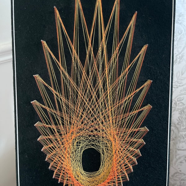 Vintage String Art Etsy