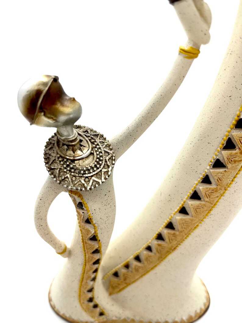 Art Deco Statue Woman and Child Holding Hands Tall Statuesque Etsy