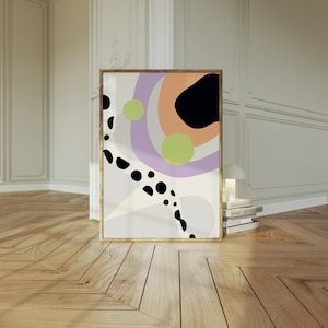 Aesthetic Room Decor Trendy Wall Art Colorful Prints Preppy Aesthetic Print Maximalist Wall Art Printable Wall Art Dorm Room Art