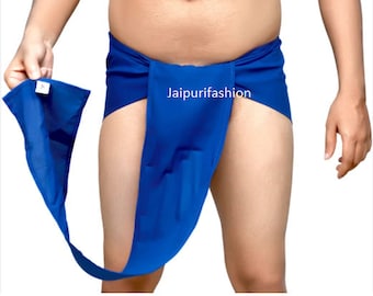 2 Pics Indian Loincloth, Indian traditional langot,Indian wrestling Langot,loincloth for man , Use for Gym .