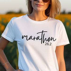 marathon shirt, running t-shirt, gift for runner,  marathon finisher gift, running gift,  marathon race gift, gift for her, marathon 26.2,