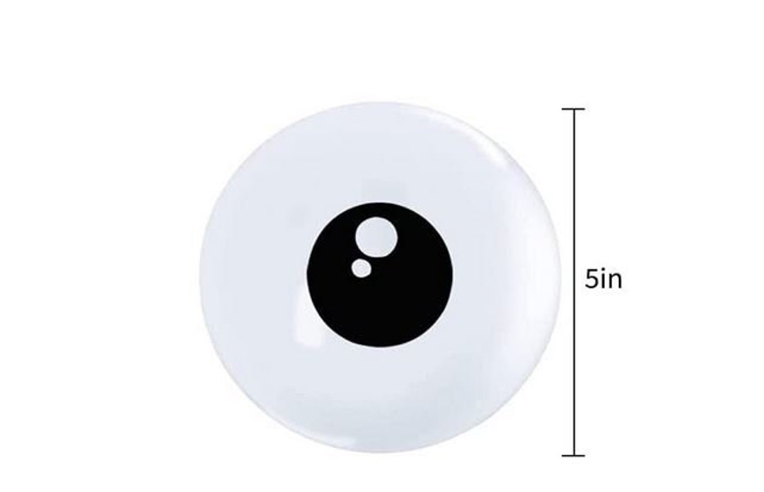 Halloween 5 Latex Friendly Eyeball Balloons Eyes White Black Etsy