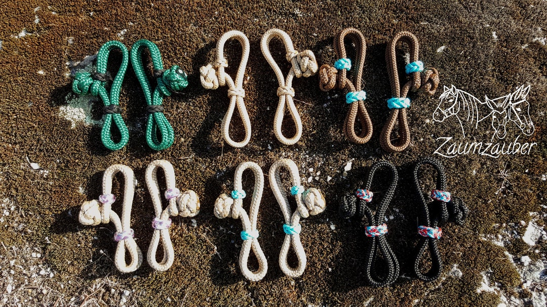Cowboy Snaps Made of PPM Rope, Rein Hooks Made of Rope - Etsy