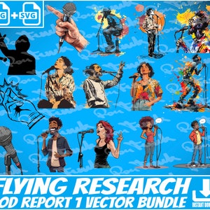 19 Pacchetto SVG Poetry Slam per camicie / File di sublimazione PNG di letteratura / Stand up comedy Vettori per uso commerciale + POD Report Guida di nicchia