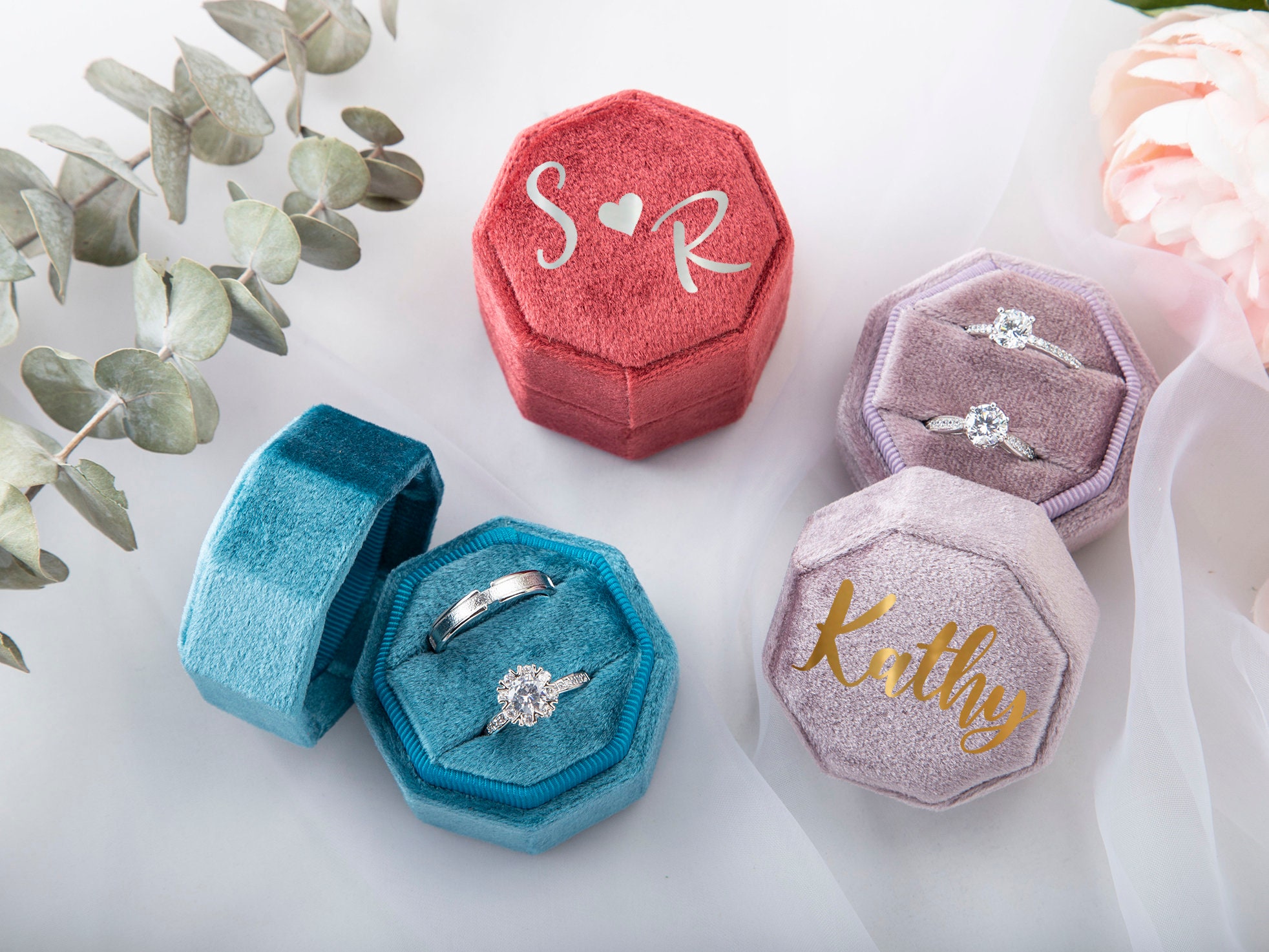 Personalized Secret Message Envelope Heart Locket Necklace