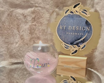 Memory feather candle, memorial tealight holder, lost loved ones, condolance gift, sorry for your loss, pet loss, grieving friend gift