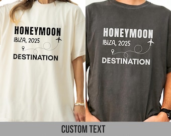 Newlyweds Shirts, Just Married Comfort Colors Shirts, Custom Name Honeymoon Tshirt, Mr and Mrs Tees, Honeymoon Club Shirts, Couple Tee 