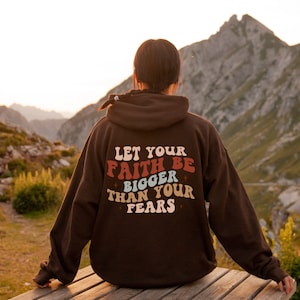 Christian Hoodie,Faith Sweatshirt, Christian clothing,Christian Shirt,Bible Verse Hoodie,Religious Tshirt,Retro Faith Tshirt,Christian Gifts