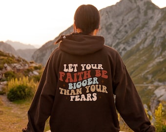 Christian Hoodie,Faith Sweatshirt, Christian clothing,Christian Shirt,Bible Verse Hoodie,Religious Tshirt,Retro Faith Tshirt,Christian Gifts