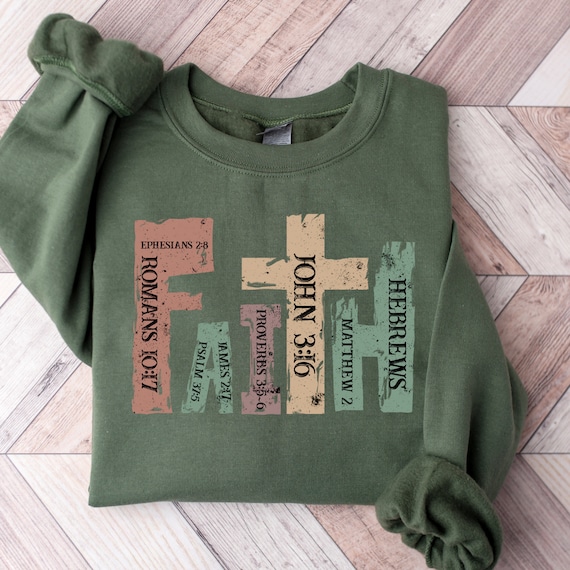 Christian Clothing, Faith Tshirt Christian Distressed Shirt Jesus Loves You, Christian Hoodie, Jesus Hoodie, Christian Hoodie, Bible Shirt