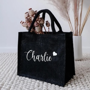 Personalized Bridesmaid Gift Bag Wedding Bag Custom Burlap gift Bag,Beach tote bag,Bachelorette Party Bag, Bridesmaid Proposal Gift,Beach Ba