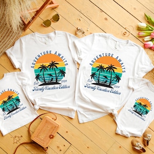 Family Vacation 2024 T-shirt, Creating Memories Together Shirts, Custom Family Matching Tee, Family Vacation Shirts, Family Beach Trip Shirt