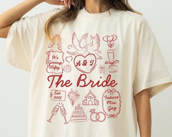 Toekomstige mevrouw T-shirt, verloofde trui, aangepaste verlovingscadeau bruid, shirt verloofde, sweater vrouw, bruidsdouchecadeau, vrijgezellenfeest