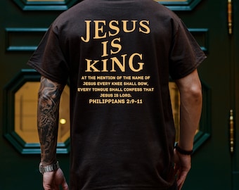 Christian Sweatshirt Aesthetic Bible Sweatshirt, Christian Crewneck, Bible Verse Hoodie, Bible Verse Sweater Jesus Lover Shirt Jesus is king