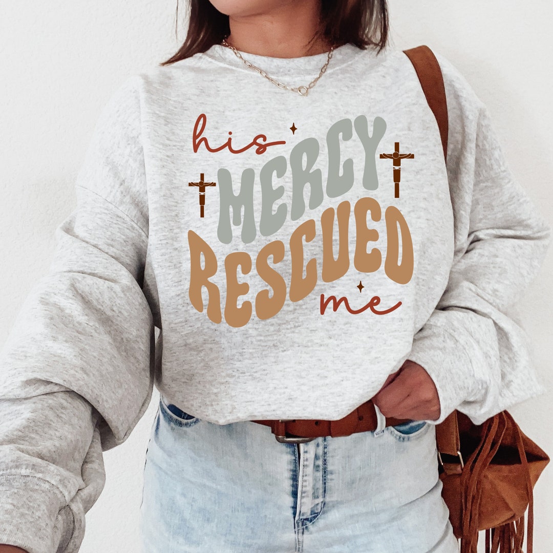 Sweat MERCY, chemise chrétienne, sweat à capuche verset de la