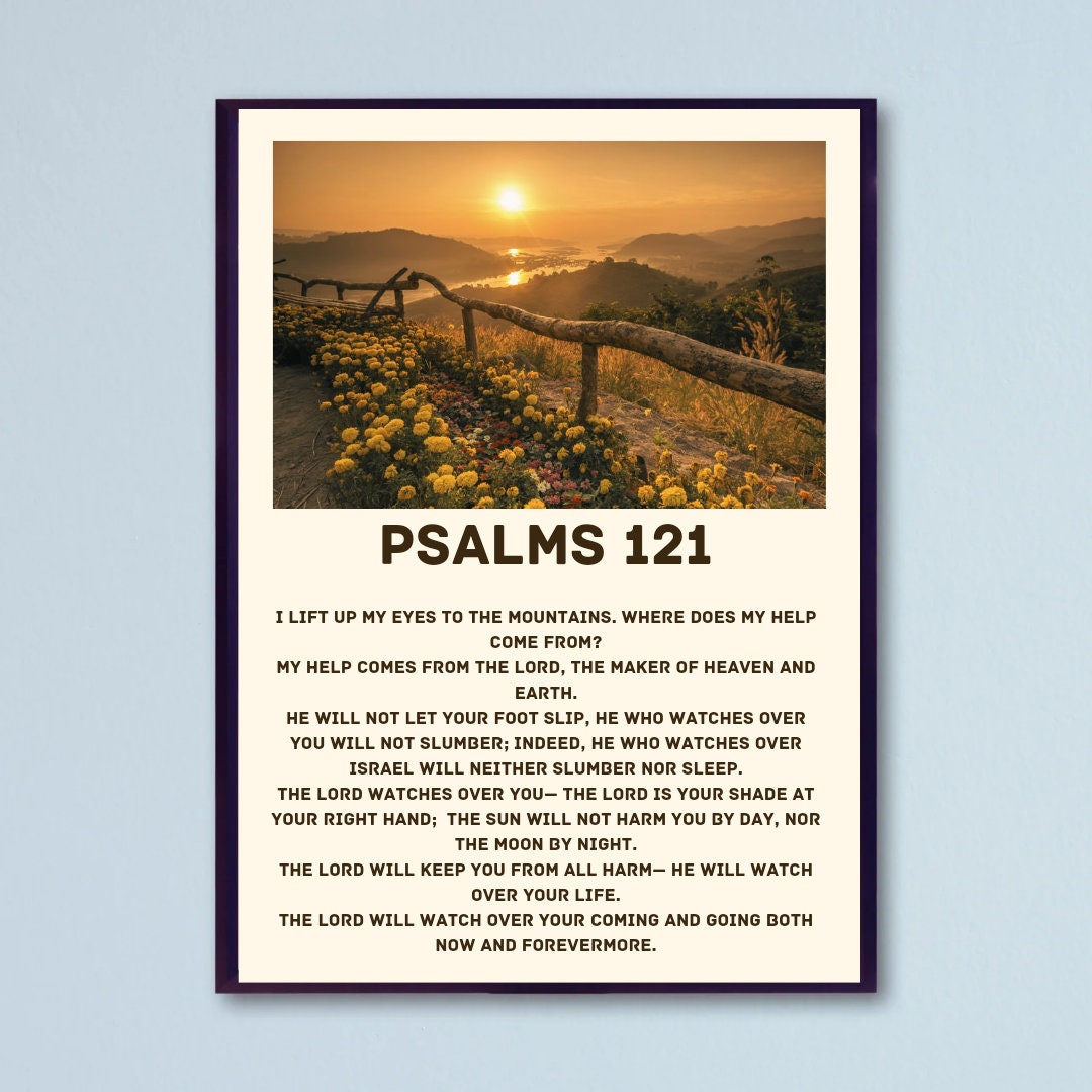 Poster Spiritualité Toile Murale Verset Biblique - Art Chrétien Inspirant  30,5x40,6 Cm Tableaux Bibliques, image size:1080x1080