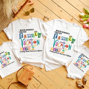 Family Vacation 2024 T-shirt, Creating Memories Together Shirts, Family Matching Tee, Family Vacation Shirts, Family Beach Trip Shirt, Bali
