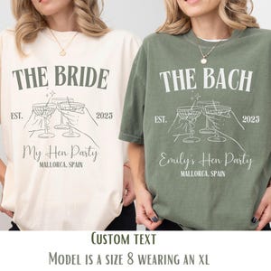 The Bach club bachelorette party shirts social club bridesmaids gifts custom cocktail t-shirts lux merch favors the bride bachlorette beach
