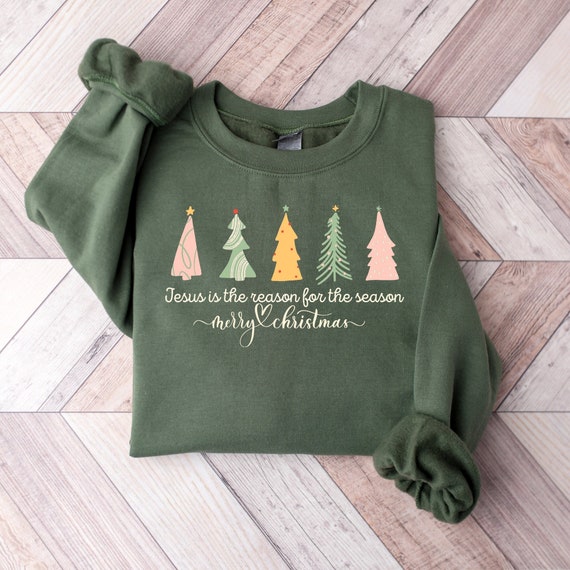 Jesus Merry Christmas Tree Hoodie Jesus Merry Christmas Tree Hoodie