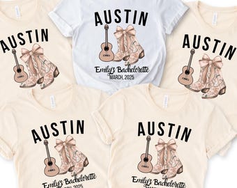 Camiseta de despedida de soltera de Austin: Camiseta estilo western para la fiesta nupcial de Last Rodeo