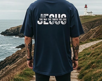 Männer Christian Shirt Bibel Vers T-Shirt für Männer Christian Tshirt Religiöses Geschenk für Kleidung für Männer, Vatertagsgeschenk für Christian Dad Tshirt