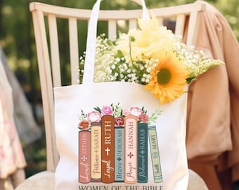 Bolsa de lona cristiana: fe religiosa, diseño de versículos bíblicos