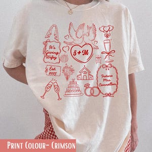 Camiseta "Futura Señora", Suéter "Prometida", Regalo de Compromiso Personalizado para Novia, Camisa para Prometida, Sudadera para Esposa, Regalo para Despedida de Soltera, Despedida de Soltera