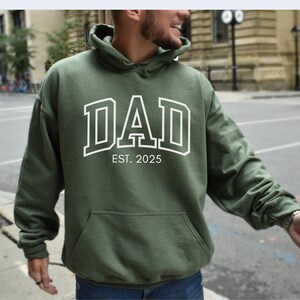 Dad Hoodie: Organic Cotton New Daddy Gift, Baby Announcement