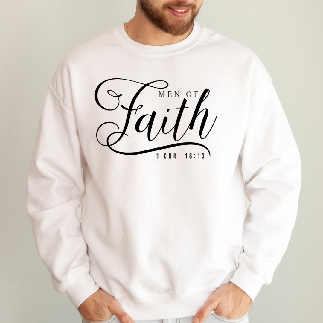 Christian Clothing for Men Men of Faith Christian Hoodie - Etsy