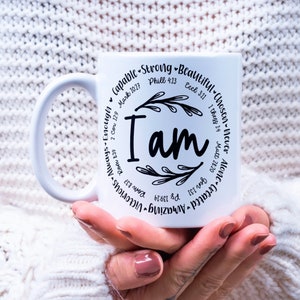My Daily Bible Affirmations, Bible Quotes Mug, Bible Verse Mug, Christian Mug Religious Mug, Scripture Mug, Affirmations Mug