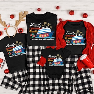 Personalized Christmas Cruise 2024 Shirt Custom Christmas Cruise Shirt Custom Family Christmas Cruise Shirt Christmas Family Vacation Shirt