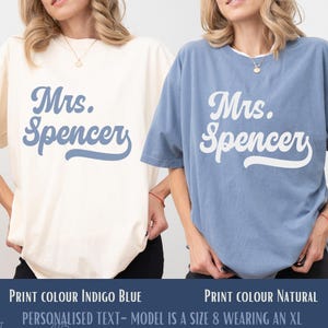 Future Mrs t-shirt and Sweatshirt, Custom Bride Shirt, Engagement Gift Bride to Be Gift, Fiance Gift For Her, Engaged Shirt Engagement Party