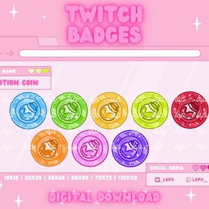 Potion Coin Badge/Emote | Twitch & Discord | Sub Badge / Bit Badge / Channel Points