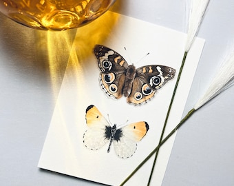 Watercolor Butterfly Art Print. Orange Butterfly Painting. Insect Artwork. Butterfly Wall Art. Classroom Decor. Boho Nursery Decor.