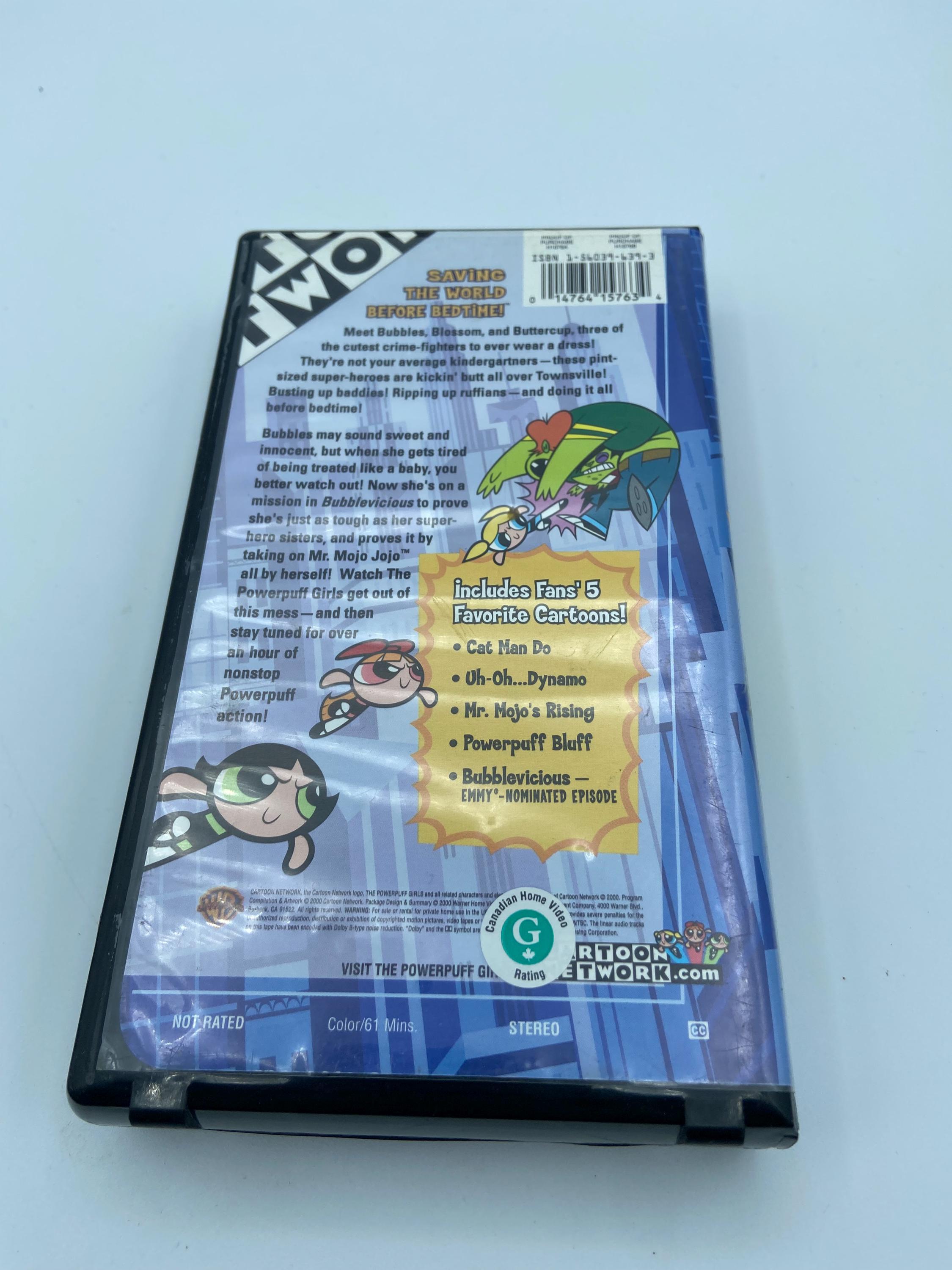 The Powerpuff Girls VHS: Bubblevicious Good Condition, Tested