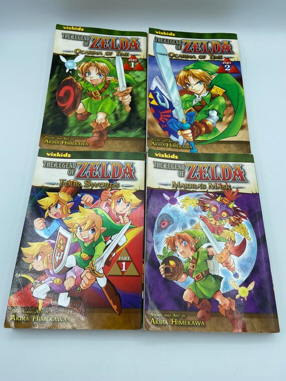 The Legend of Zelda Ocarina of Time Volume 1 & 2 English Manga Etsy