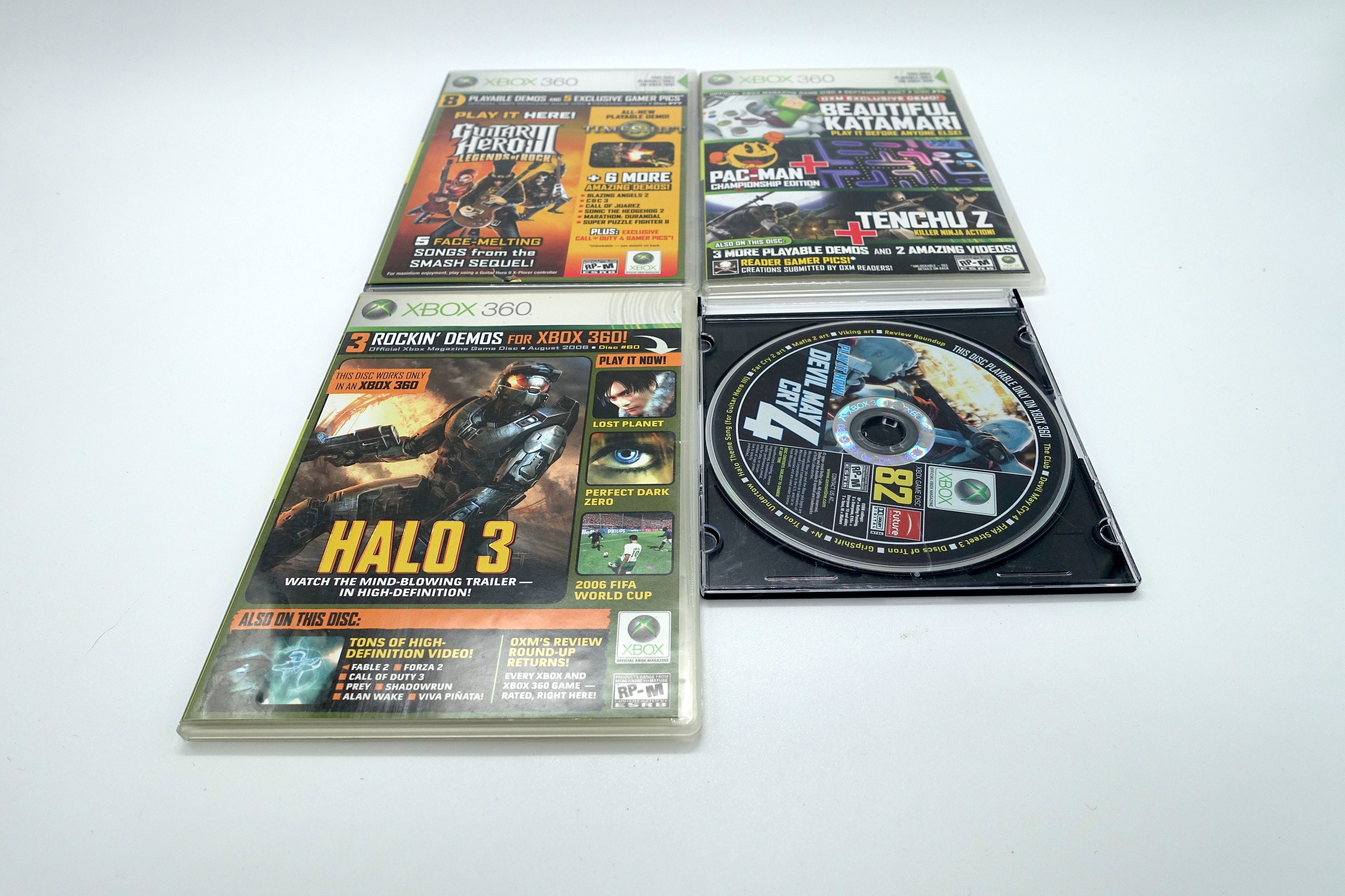 XBOX 360 Official Magazine Demo Discs Collection of 4 -  Portugal