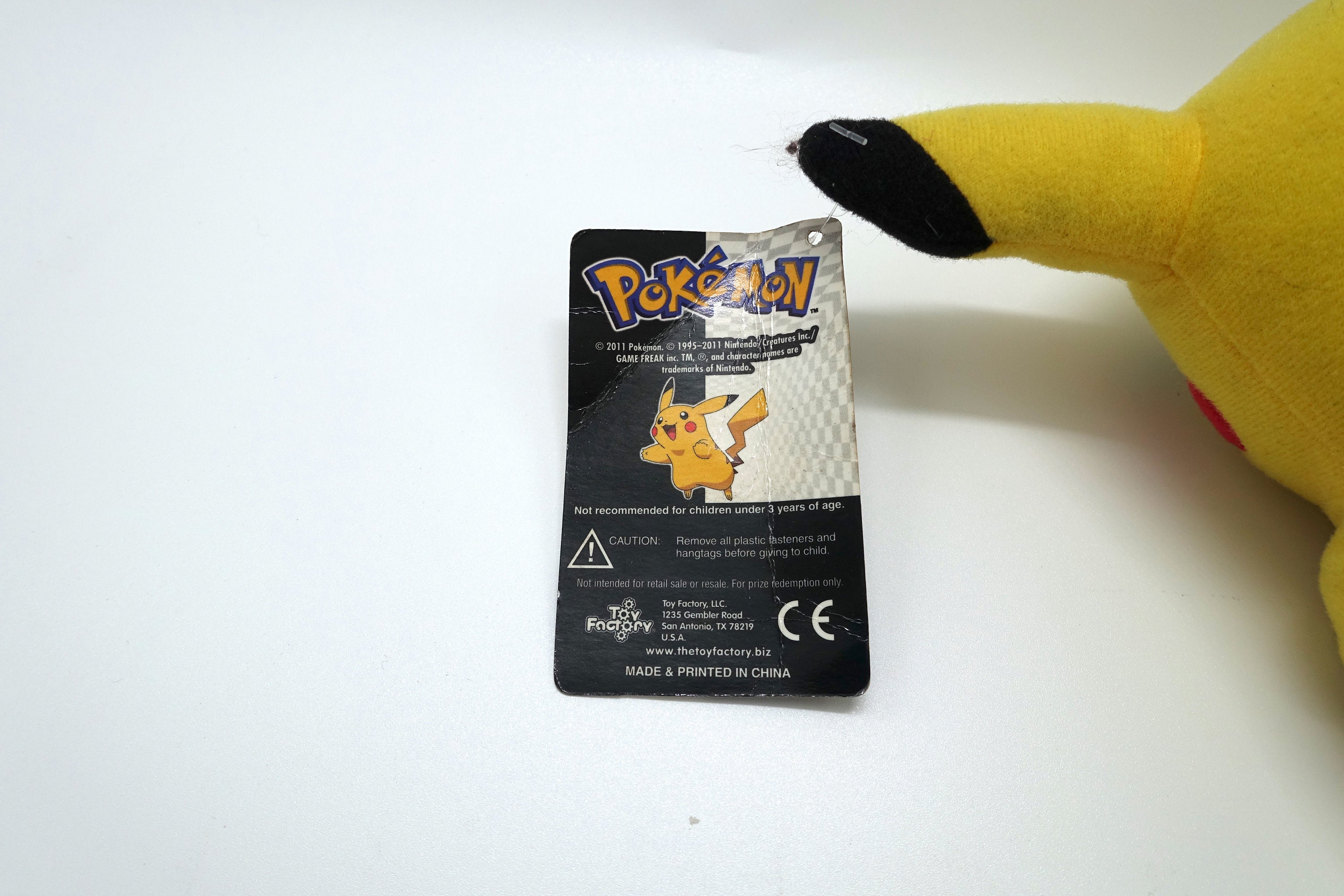 Pokemon Pikachu 9 Plush Toy Made by Toy Factory With Tag Etsy