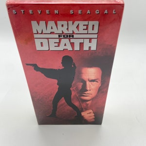 Factory Sealed Marked for Death VHS - Classic Action Film - Fast Shipping!