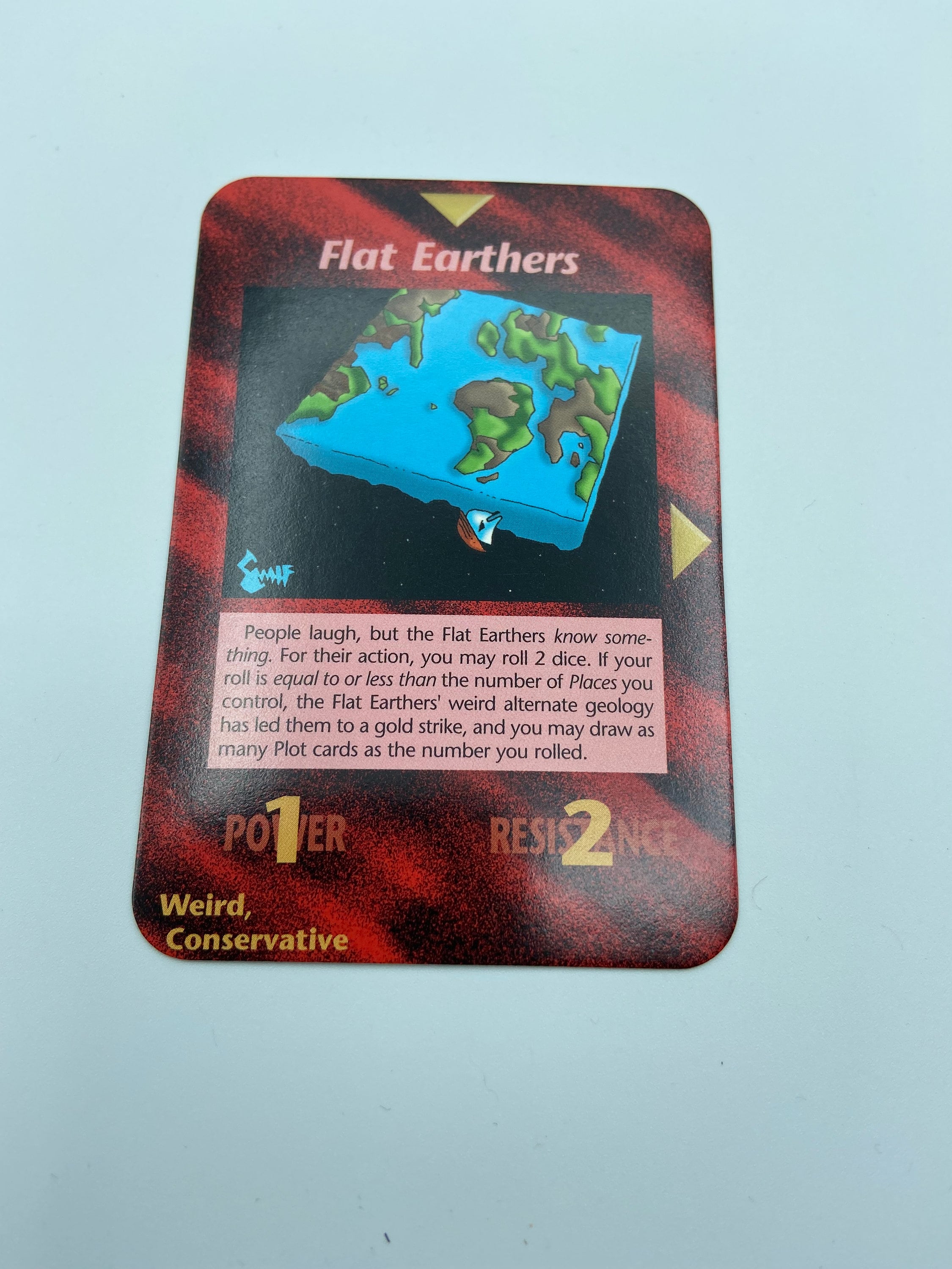 Flat Eathers Illuminati New World Order. Card Game. 1994. CCG. Un-played. -   UK